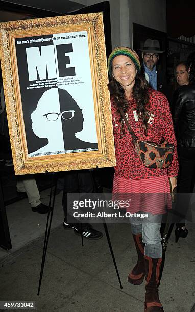 Actress Moon Unit Zappa arrives for The Real Experimental Film Festival held at Laemmle Music Hall on November 21, 2014 in Beverly Hills, California.