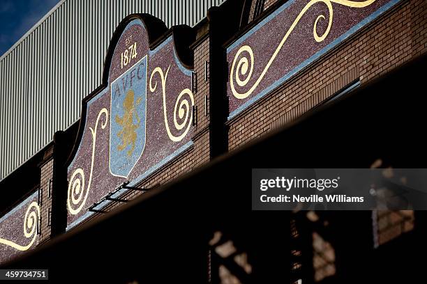 General views of Villa park before the Barclays Premier League match between Aston Villa and Swansea at Villa Park on December 28, 2013 in...