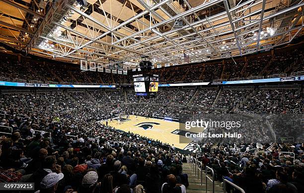 General view of the Breslin Center during the game between the New Orleans Privateers and the Michigan State Spartans on December 28, 2013 in East...