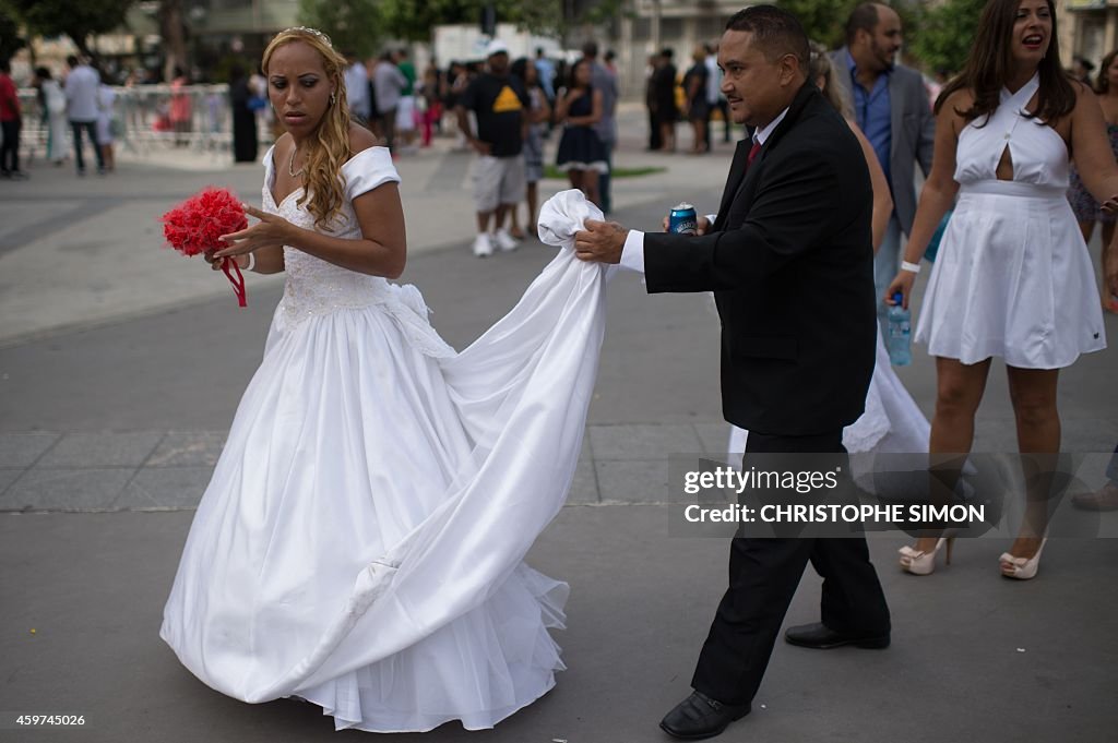 BRAZIL-SOCIAL-MASS MARRIAGE