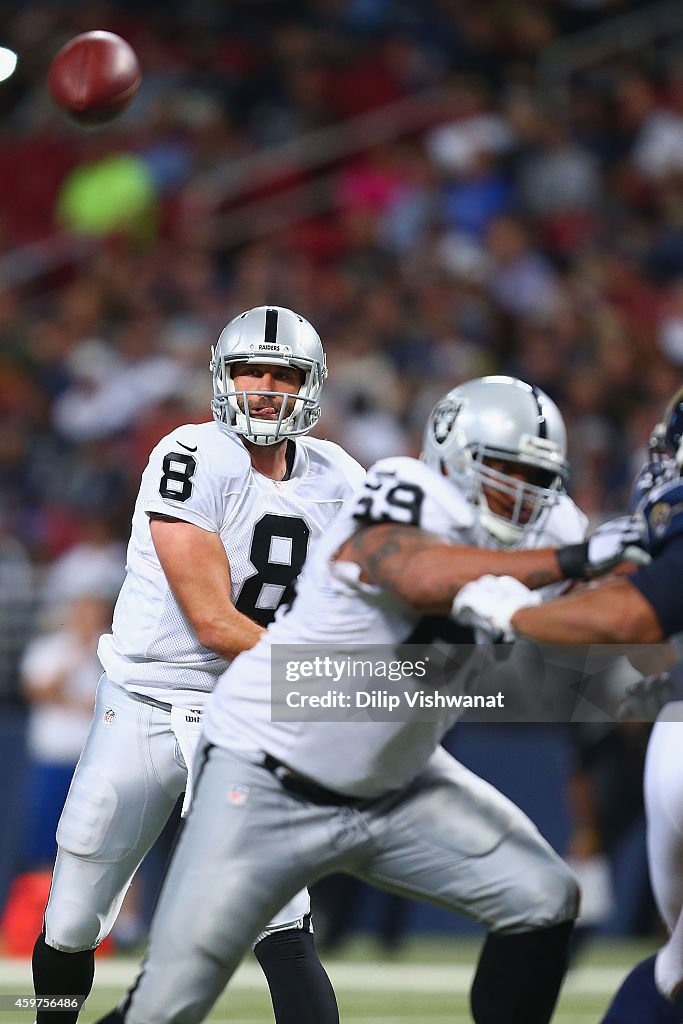 Oakland Raiders v St. Louis Rams