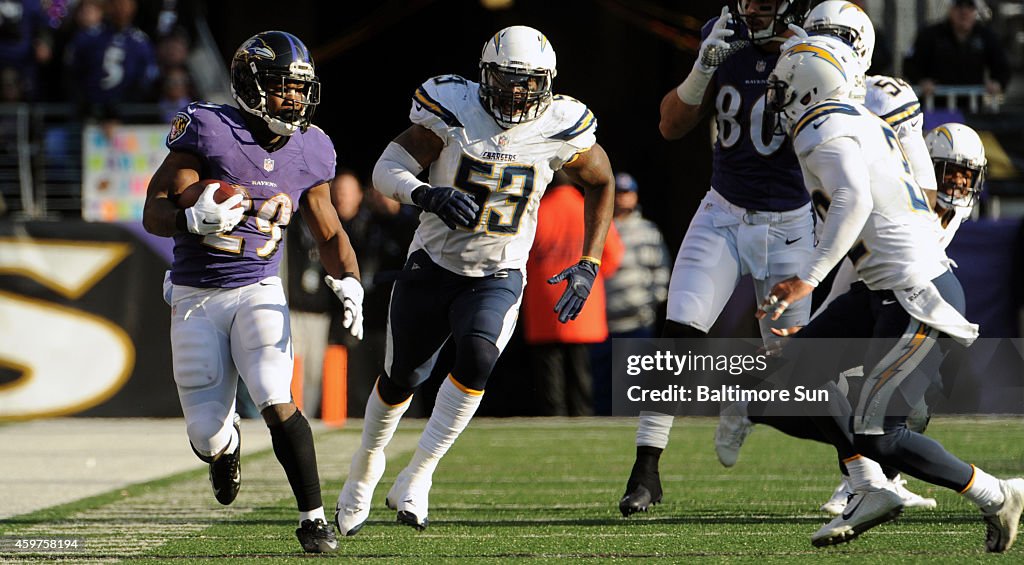 San Diego Chargers at Baltimore Ravens