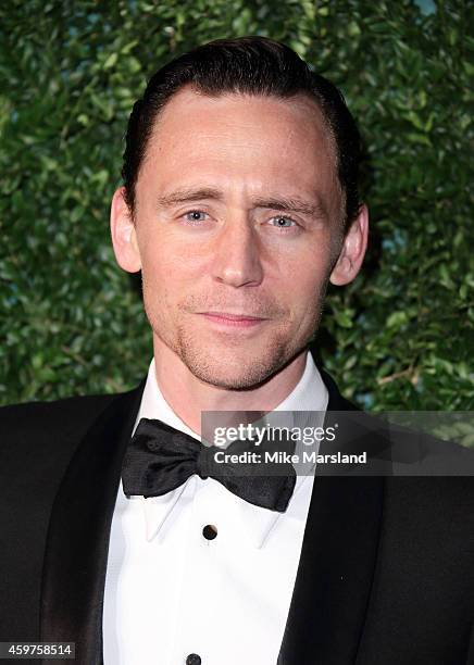 Tom Hiddleston attends the 60th London Evening Standard Theatre Awards at London Palladium on November 30, 2014 in London, England.