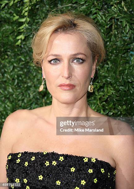 Gillian Anderson attends the 60th London Evening Standard Theatre Awards at London Palladium on November 30, 2014 in London, England.