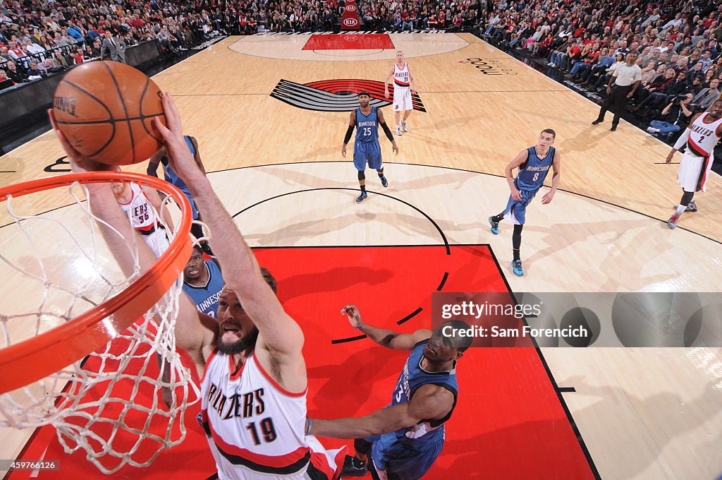 Minnesota Timberwolves v Portland Trail Blazers