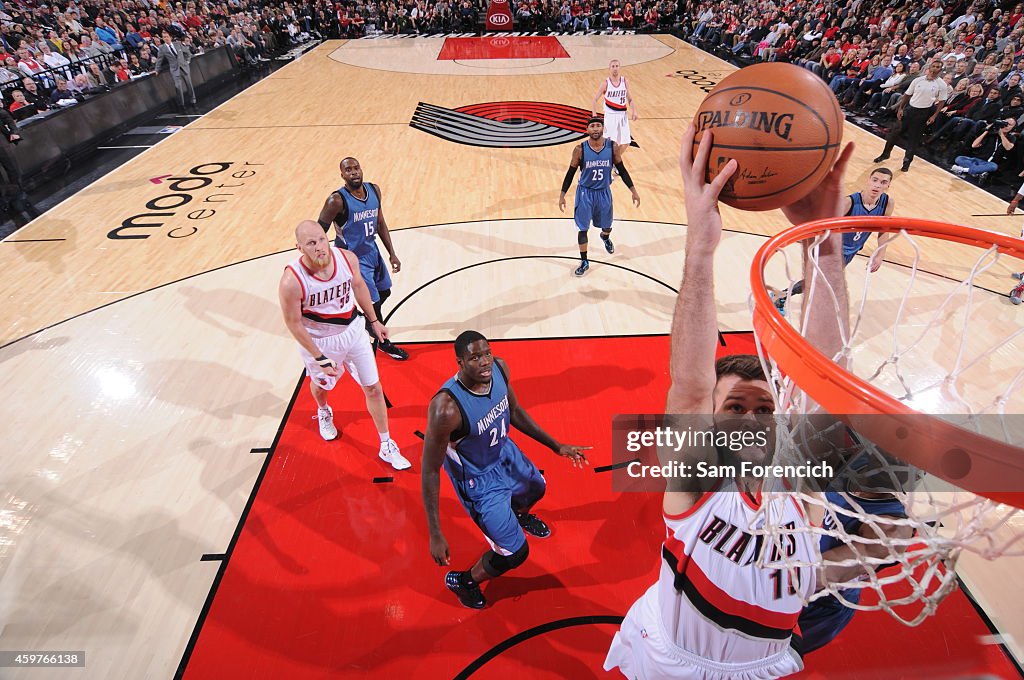 Minnesota Timberwolves v Portland Trail Blazers