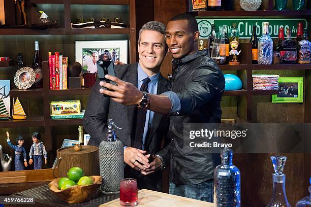 Pictured: Andy Cohen and Brandon Boykin --