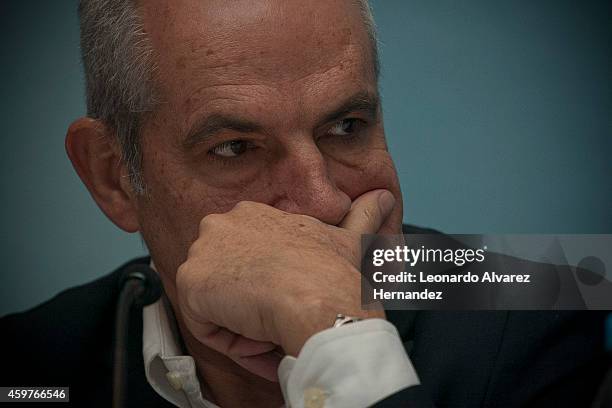 Antonio Caño, Director of the newspaper El País attends the Guadalajara International Book Fair 2014 at Juan Rulfo Auditorium on November 30, 2014 in...