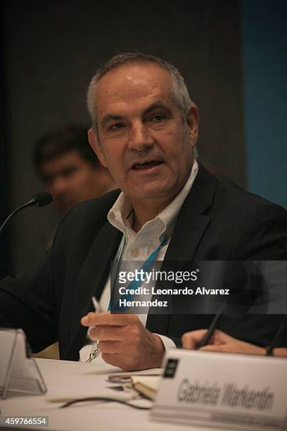 Antonio Caño, Director of the newspaper El País attends the Guadalajara International Book Fair 2014 at Juan Rulfo Auditorium on November 30, 2014 in...