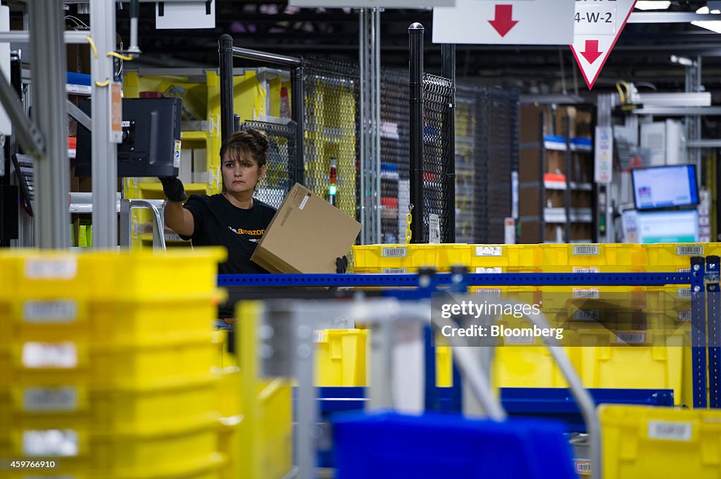Operations Inside An Amazon.com Inc. Fulfillment Center Ahead Of Cyber Monday