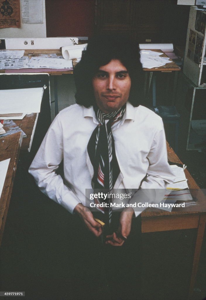 Freddie Mercury At Art College