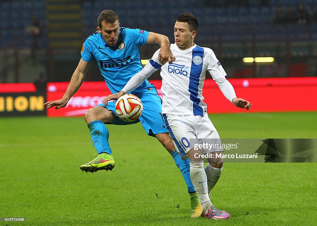 FC Internazionale Milano v FC Dnipro Dnipropetrovsk - UEFA Europa League