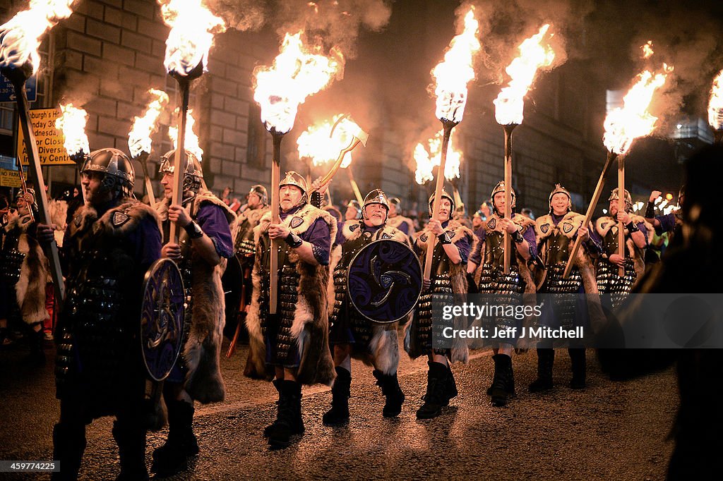 Torchlight Procession Begins Edinburgh's Hogmanay Celebrations