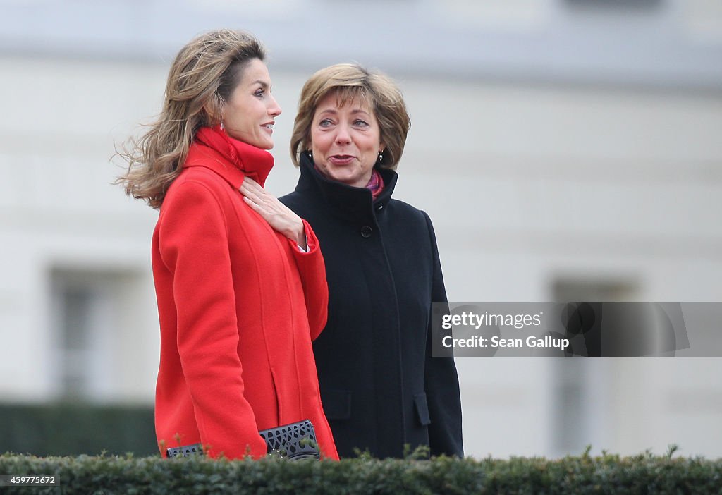 King Felipe VI Of Spain and Queen Letizia Of Spain Visit Germany