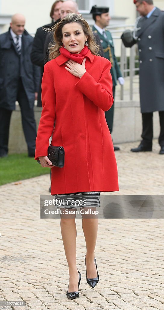 King Felipe VI Of Spain and Queen Letizia Of Spain Visit Germany