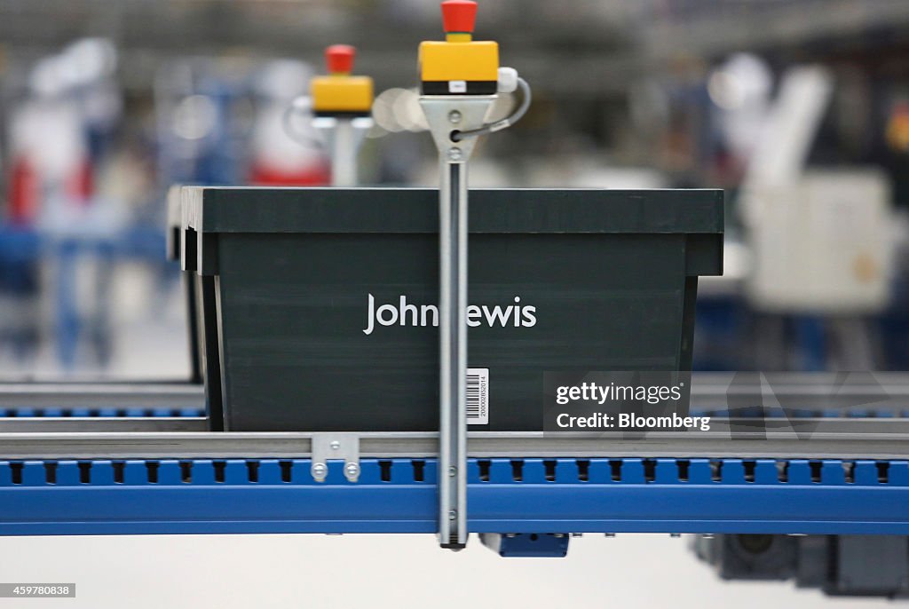 Retail Shipping Operations Inside A John Lewis Plc Distribution Center On Cyber Monday