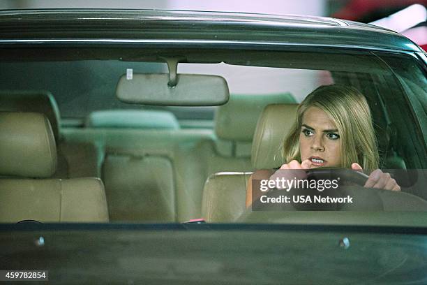 Curry Favor" Episode 107 -- Pictured: Eliza Coupe as Nina --