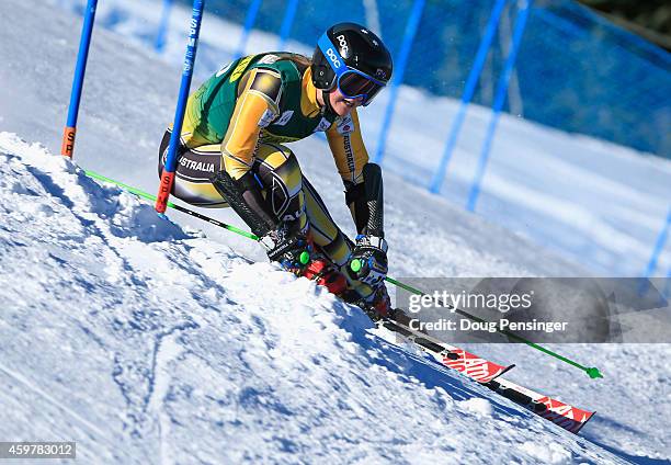 Greta Small of Australia skis in the ladies giant slalom during the 2014 Audi FIS Ski World Cup at the Nature Valley Aspen Winternational at Aspen...