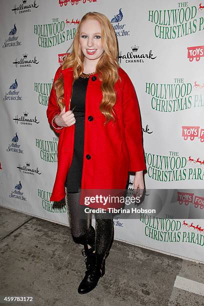 Elizabeth Stanton attends the 83rd annual Hollywood Christmas parade on November 30, 2014 in Hollywood, California.