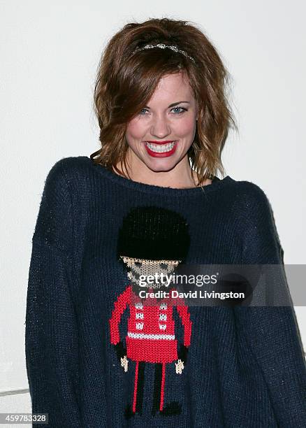 Actress Molly Burnett attends the 83rd Annual Hollywood Christmas Parade on November 30, 2014 in Hollywood, California.