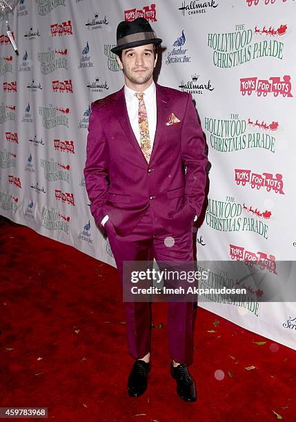 Singer Mark Ballas attends the 83rd Annual Hollywood Christmas Parade with musical performances by Grand Marshal Stevie Wonder and legendary,...