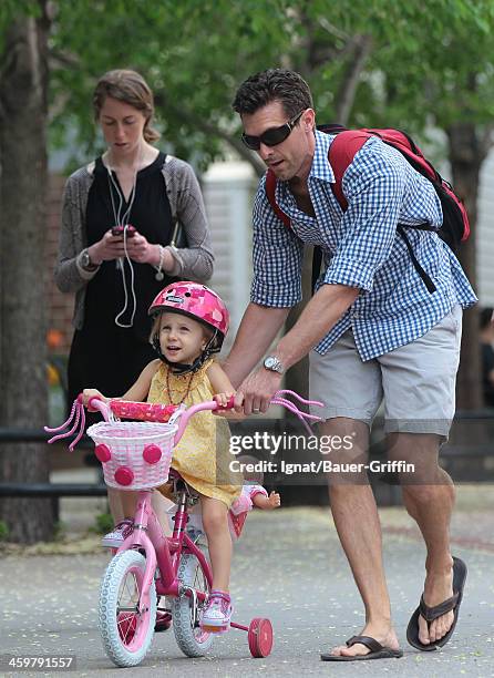 Jason Hoppy and Bryn Hoppy are seen on May 10, 2013 in New York City.