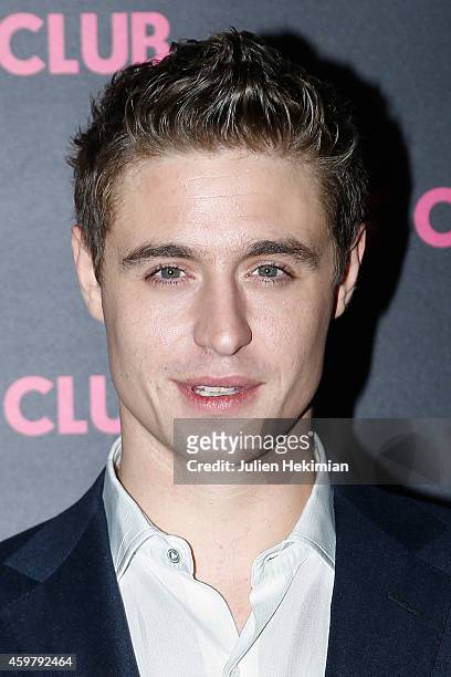 Max Irons attends 'The Riot Club' Paris Premiere at Mk2 Bibliotheque on December 1, 2014 in Paris, France.