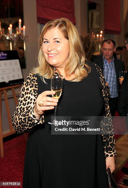 Liza Tarbuck attends the National Youth Theatre Fundraiser 'Strictly Come Downton' at Bloomsbury Hotel on December 1, 2014 in London, England.