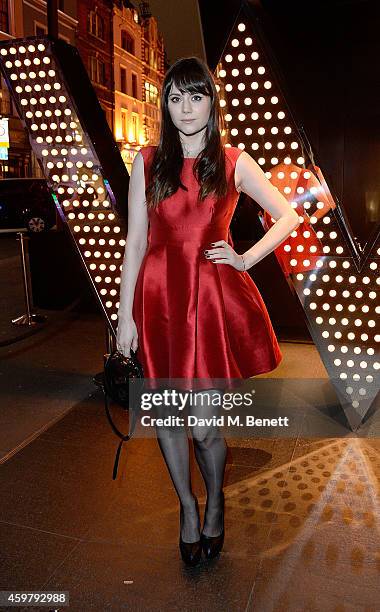 Lilah Parsons attends the W London - Leicester Square & World AIDS Day Fundraising Party at Wyld on December 1, 2014 in London, England.