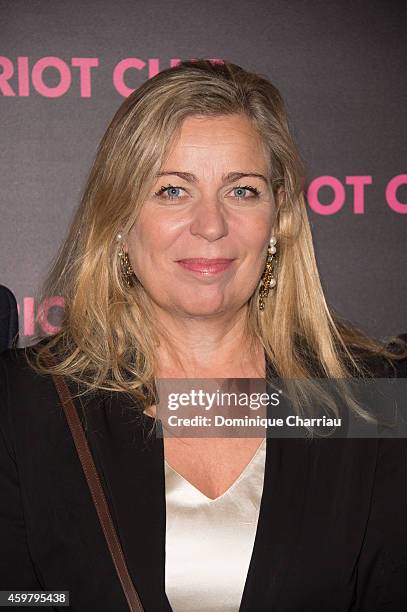 Lone Scherfig attends 'The Riot Club' Paris Premiere at Mk2 Bibliotheque on December 1, 2014 in Paris, France.