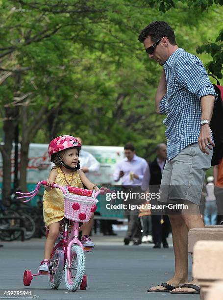 Jason Hoppy and Bryn Hoppy are seen on May 10, 2013 in New York City.