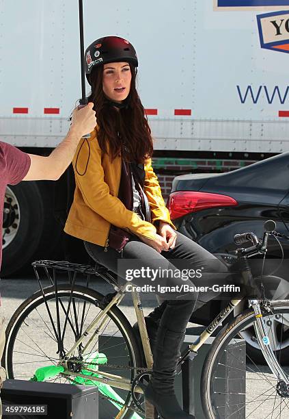 Megan Fox is seen on May 10, 2013 in New York City.