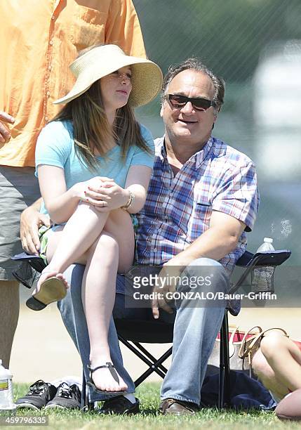 Jim Belushi and daughter, Jamison Belushi are seen on May 11, 2013 in Los Angeles, California.