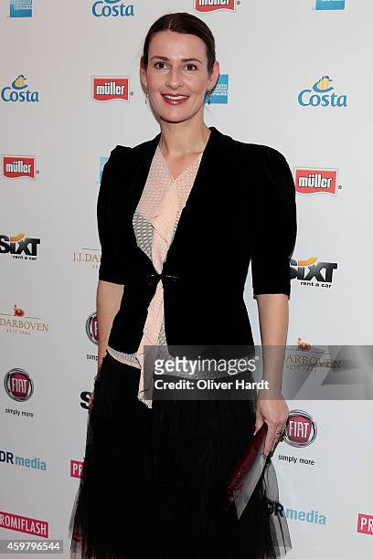 Annett Renneberg poses during the event 'Movie Meets Media' at Hotel Atlantic on December 1, 2014 in Hamburg, Germany.