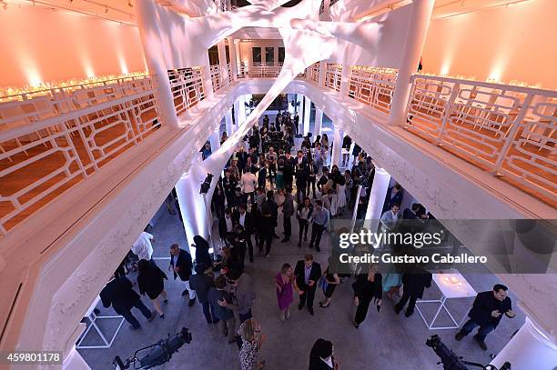 General view of atmosphere at the Speaker Dinner presented by Mercedes-Benz during The New York Times International Luxury Conference at the Moore...