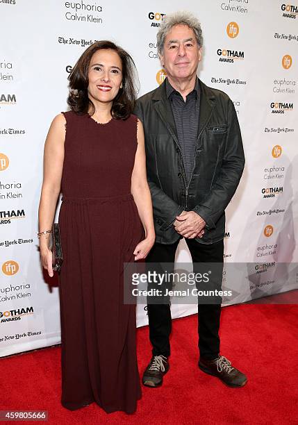 Joana Vicente and Richard Lorber attend IFP's 24th Gotham Independent Film Awards at Cipriani, Wall Street on December 1, 2014 in New York City.