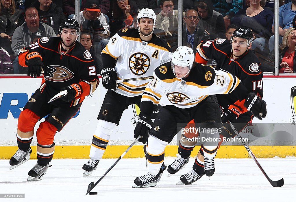 Boston Bruins v Anaheim Ducks