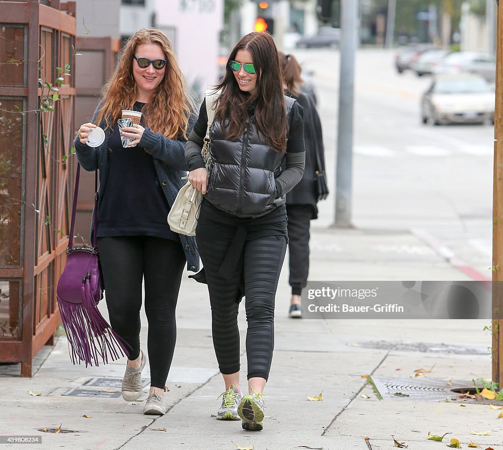 Celebrity Sightings In Los Angeles - December 01, 2014