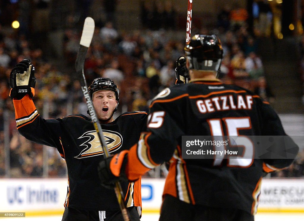 Boston Bruins v Anaheim Ducks