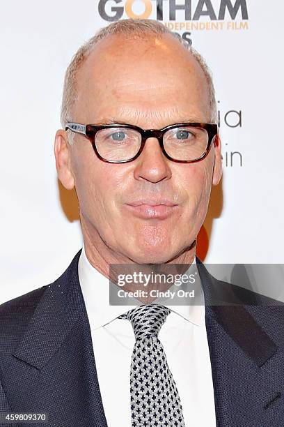Actor Michael Keaton attends the 24th Annual Gotham Independent Film Awards at Cipriani Wall Street on December 1, 2014 in New York City.