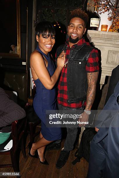 Keke Palmer and Odell Beckham Jr. Attend Trey Songz 30th Birthday Celebration at The Lion on December 1, 2014 in New York City.