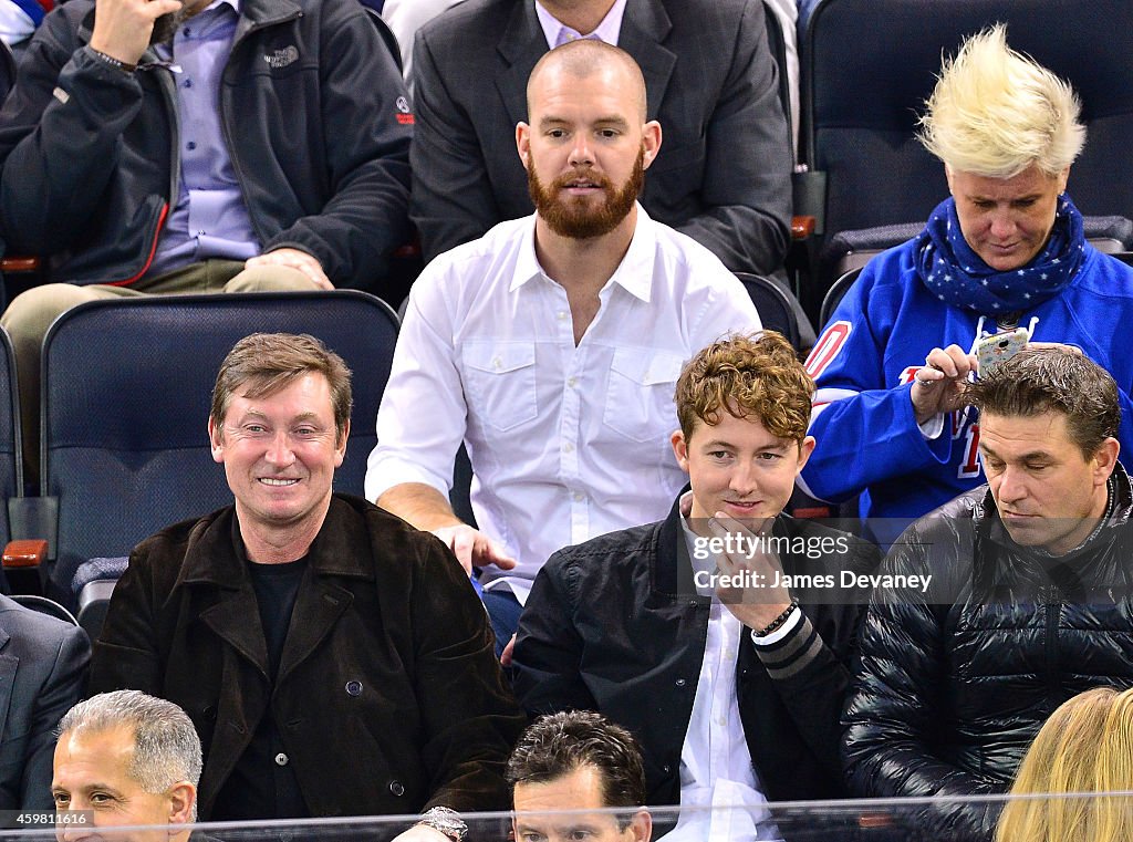 Celebrities Attend Tampa Bay Lighting vs. New York Rangers