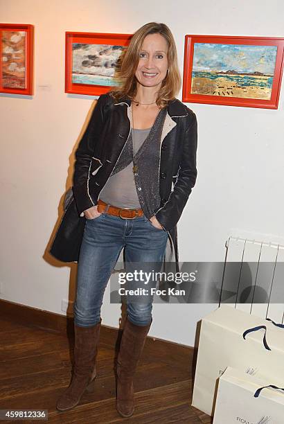 Catherine Marchal attends the 'Sophie A Les Boules' Sylvie Bourgeois Book Launch Cocktail At Librairie Des Femmes on December 1, 2014 in Paris,...