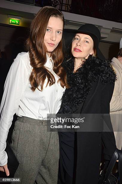 Hea Deville and Melonie Foster Hennessy attend the Maison Jean Paul Gaultier Hosts 'Le Projet ICCARRE Association' Against AIDS at 325 Rue Saint...