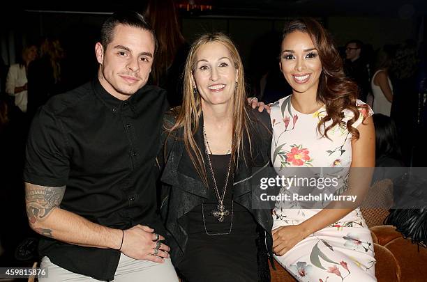 Beau "Casper" Smart , Dominique Cohen, and Gloria Govan attend Miss Me and Lucky Magazine celebrate 'Dominique Cohen For Miss Me' Holiday Capsule...