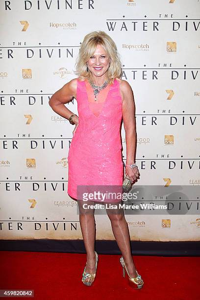Kerri-Anne Kennerley arrives at the World Premier of "The Water Diviner" at the State Theatre on December 2, 2014 in Sydney, Australia.