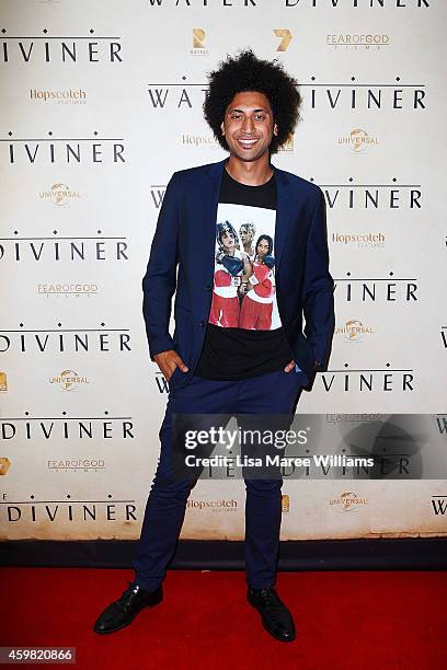 Krit arrives at the World Premier of "The Water Diviner" at the State Theatre on December 2, 2014 in Sydney, Australia.