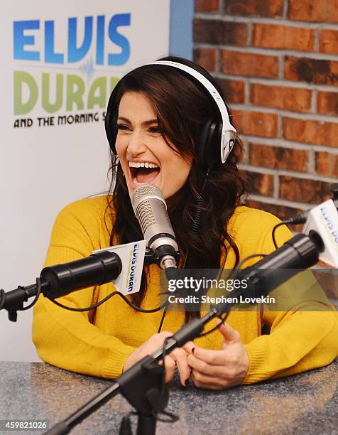 Singer/actress Idina Menzel attends "The Elvis Duran Z100 Morning Show" at Z100 Studio on December 1, 2014 in New York City.