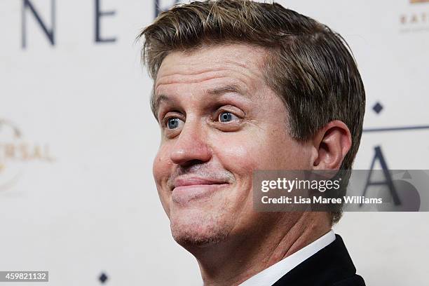 Dan Wyllie arrives at the World Premier of "The Water Diviner" at the State Theatre on December 2, 2014 in Sydney, Australia.