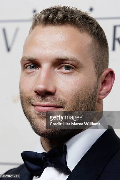 Jai Courtney arrives at the World Premier of "The Water Diviner" at the State Theatre on December 2, 2014 in Sydney, Australia.